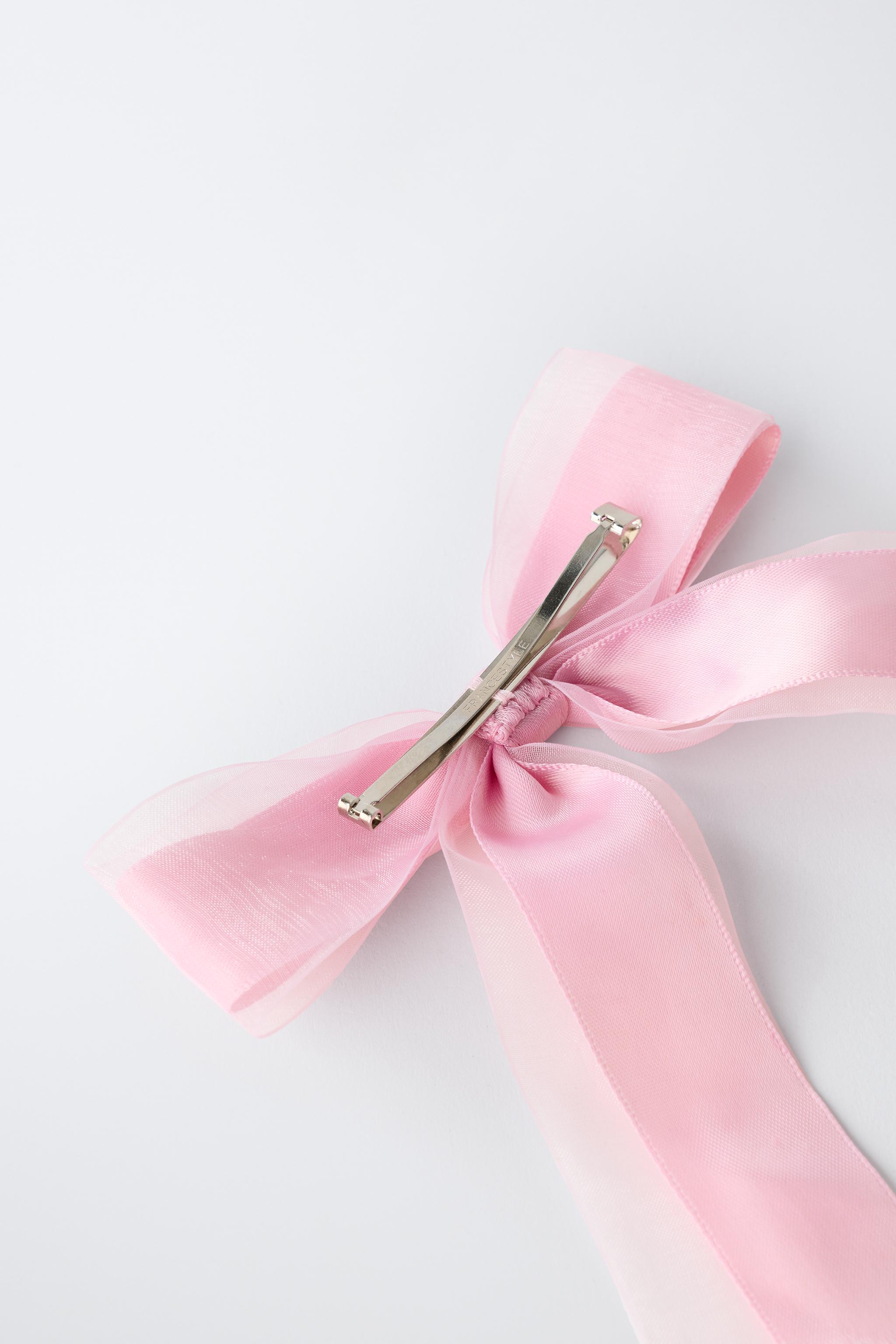 ORGANZA BOW BARRETTE